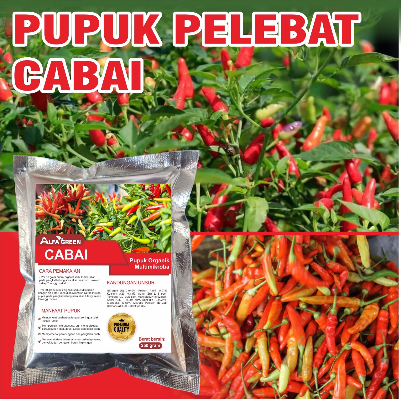 Pusat Pupuk Bergaransi Facebook ad: BAYAR COD BERGARANSI