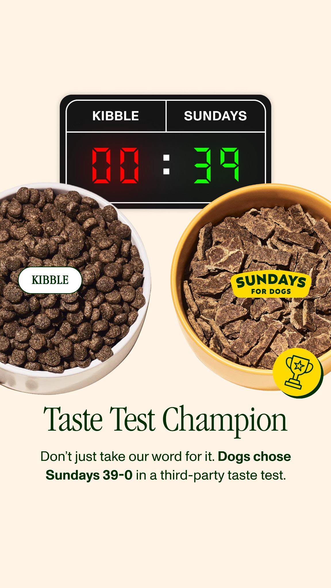 Sundays Facebook ad