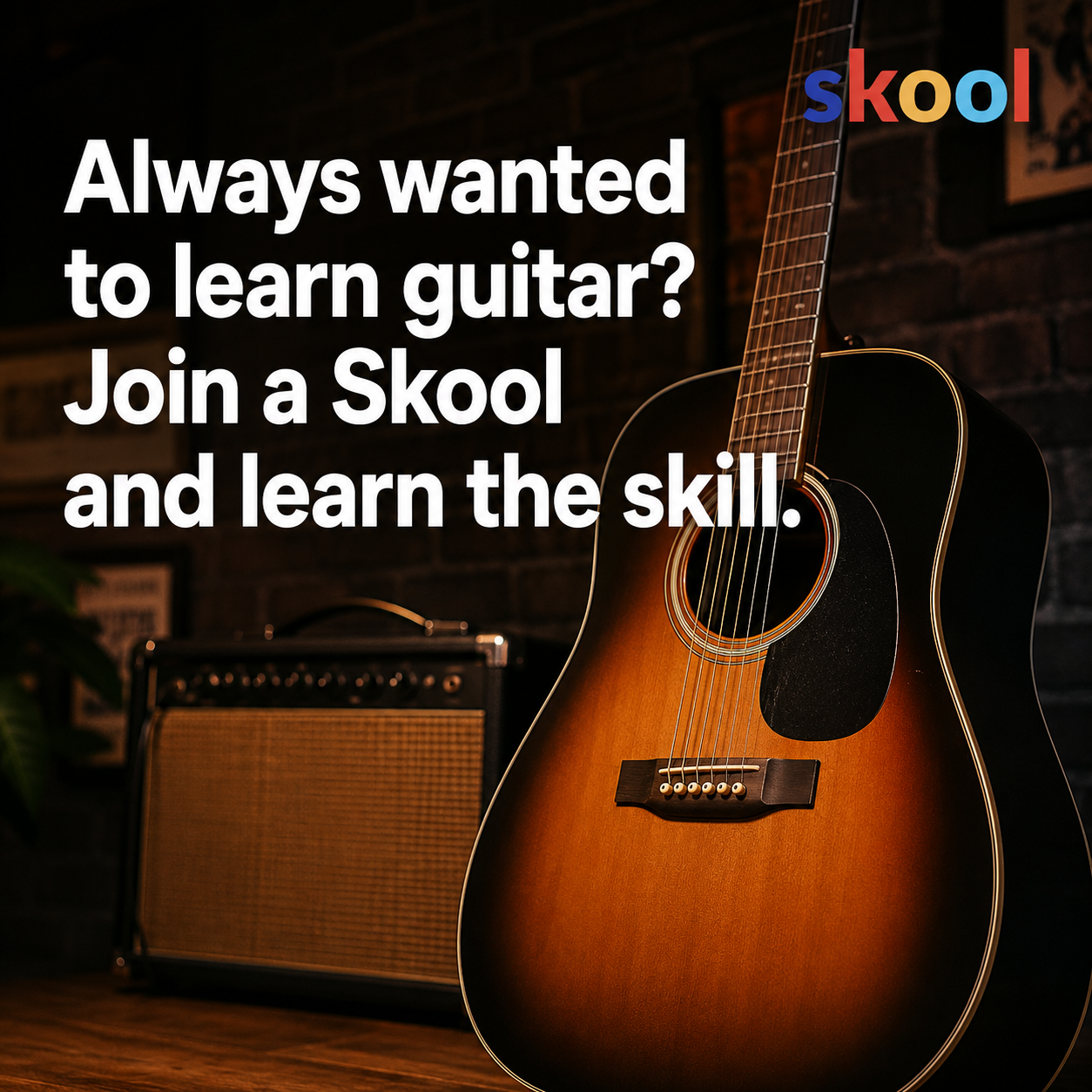 Skool Facebook ad