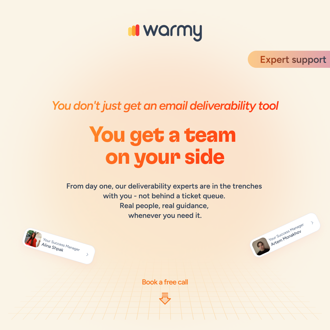 Email Warm Up with Warmy.io Facebook ad