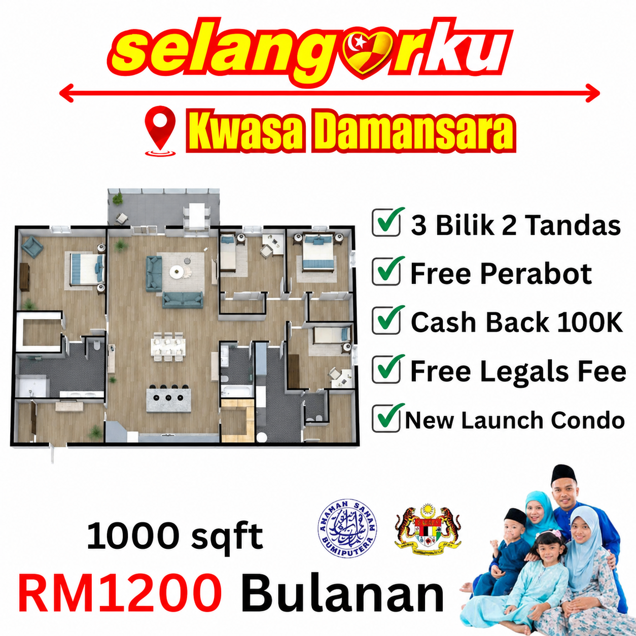 Damansara Property Specialist Facebook ad