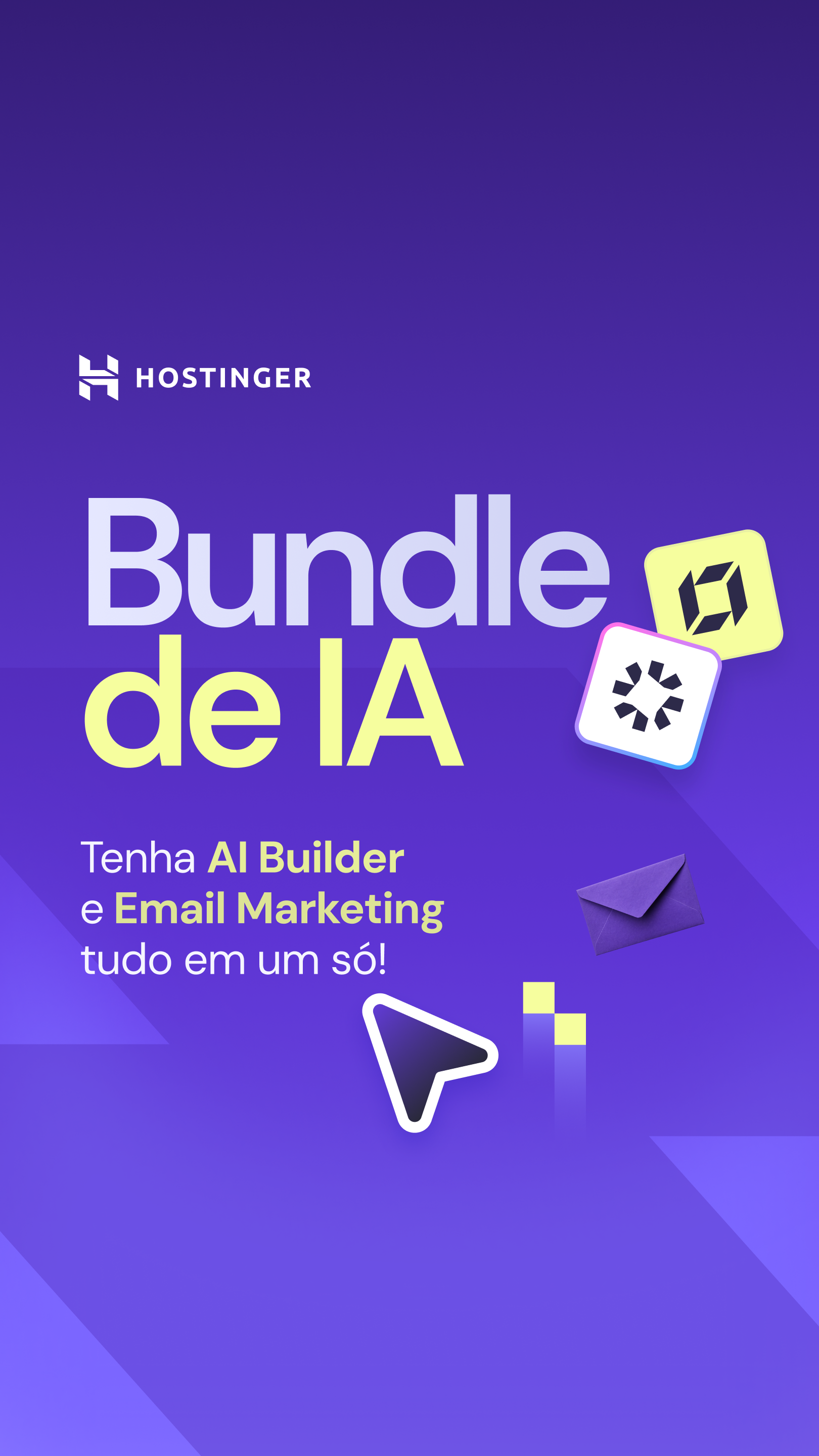 Hostinger Facebook ad: Cresça com a Hostinger