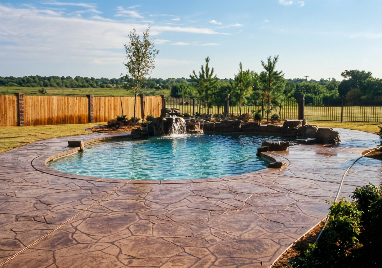 Pool Pros - Lawton Facebook ad: Built By Our Crew, Right Here