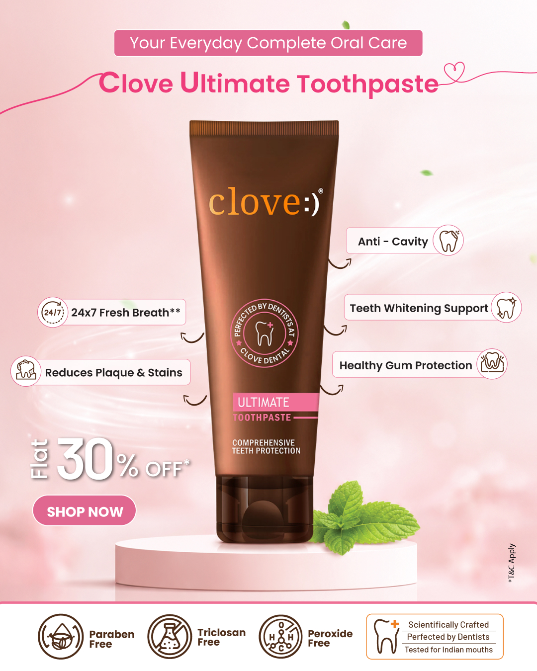 Clove Oral Care Facebook ad