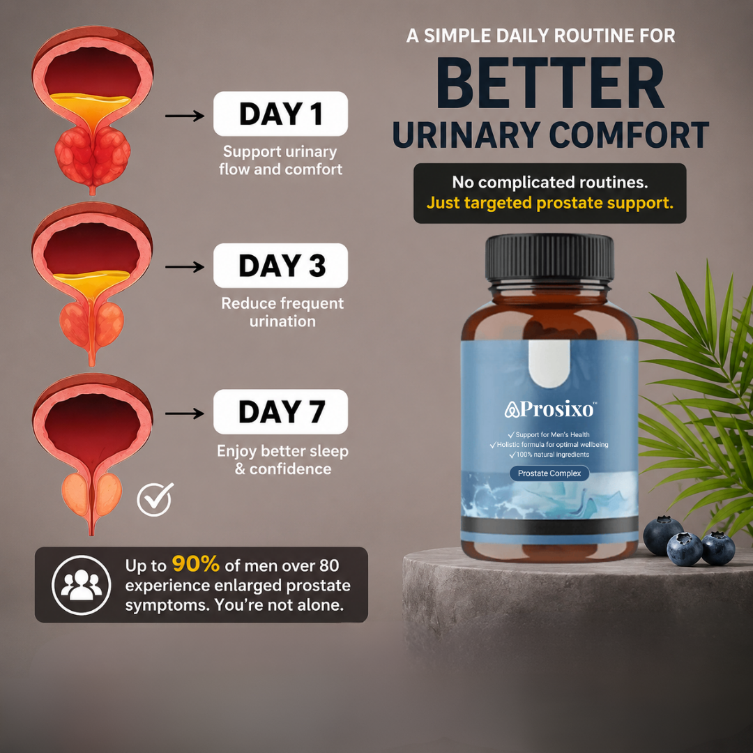Live Life UK Facebook ad: Take control of your prostate, starting today!