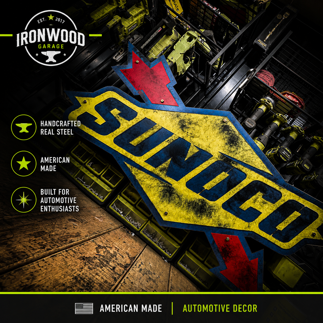Ironwood Garage Facebook ad