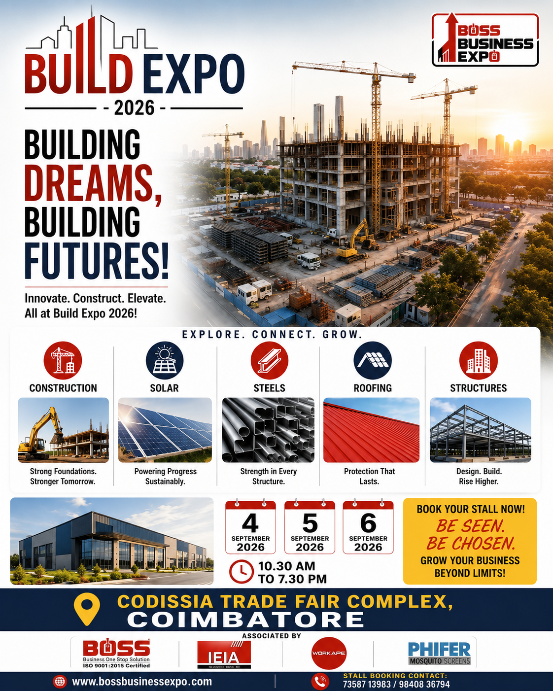 BOSS EXPO Facebook ad: The Construction Industry Meets Here