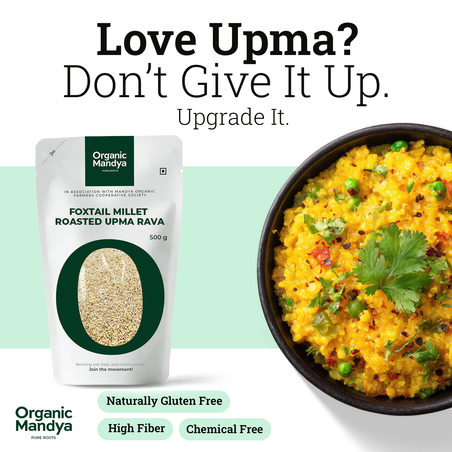 Organic Mandya Facebook ad