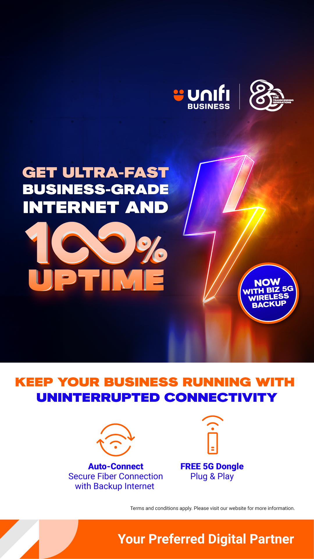 Unifi Business Facebook ad
