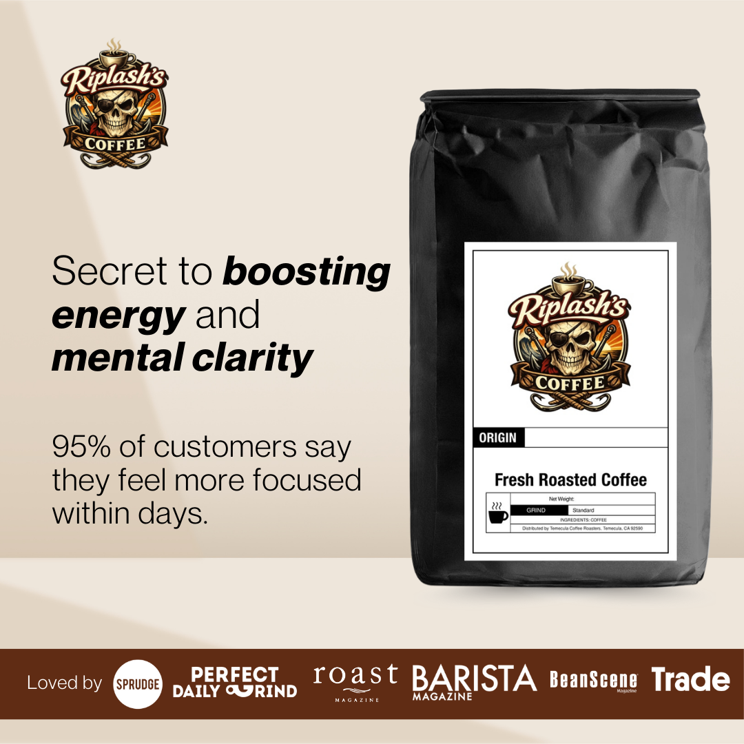 Riplash's Coffee Facebook ad: Free Shipping. Guaranteed.