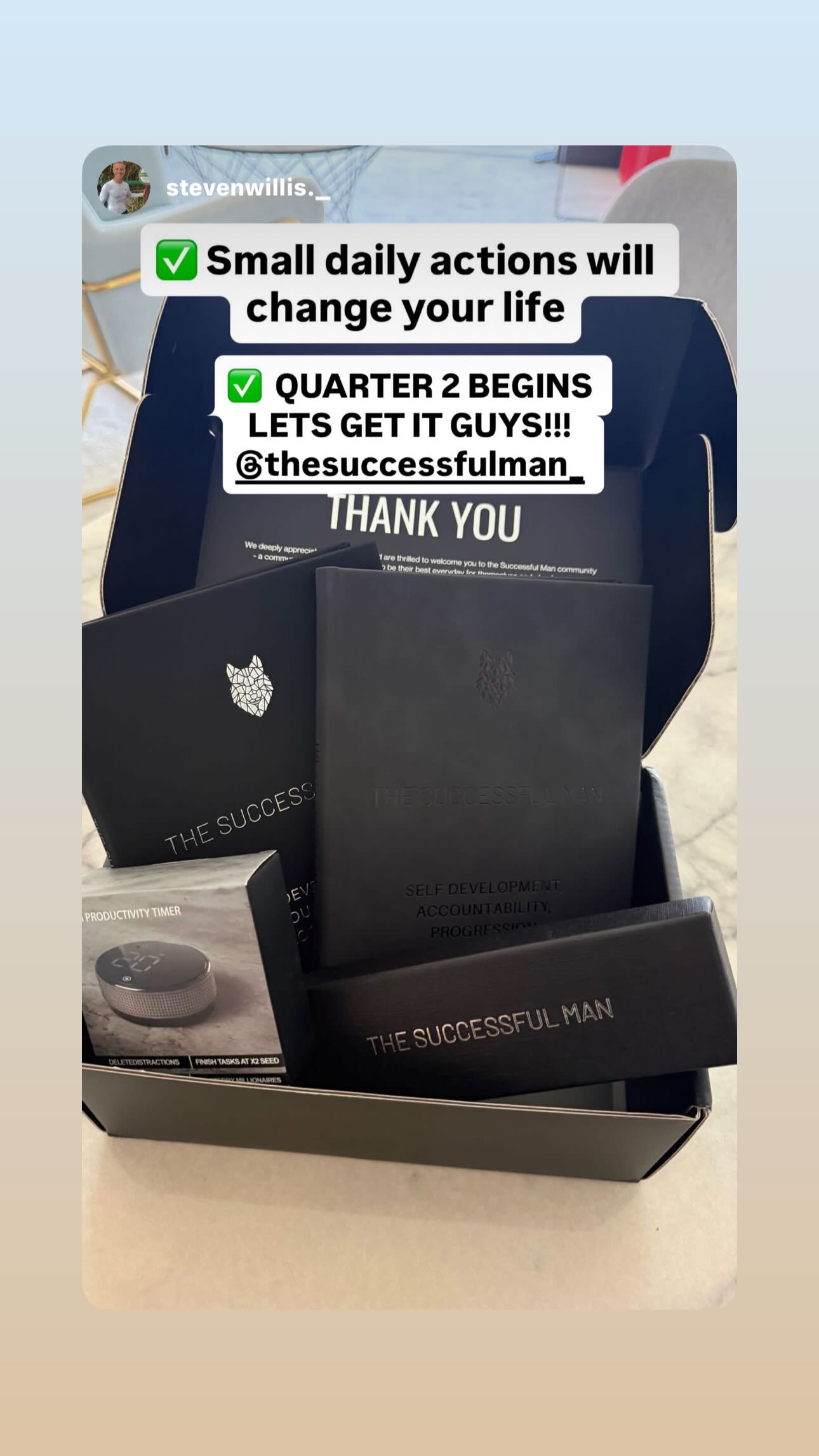 Successful Men Habits Facebook ad