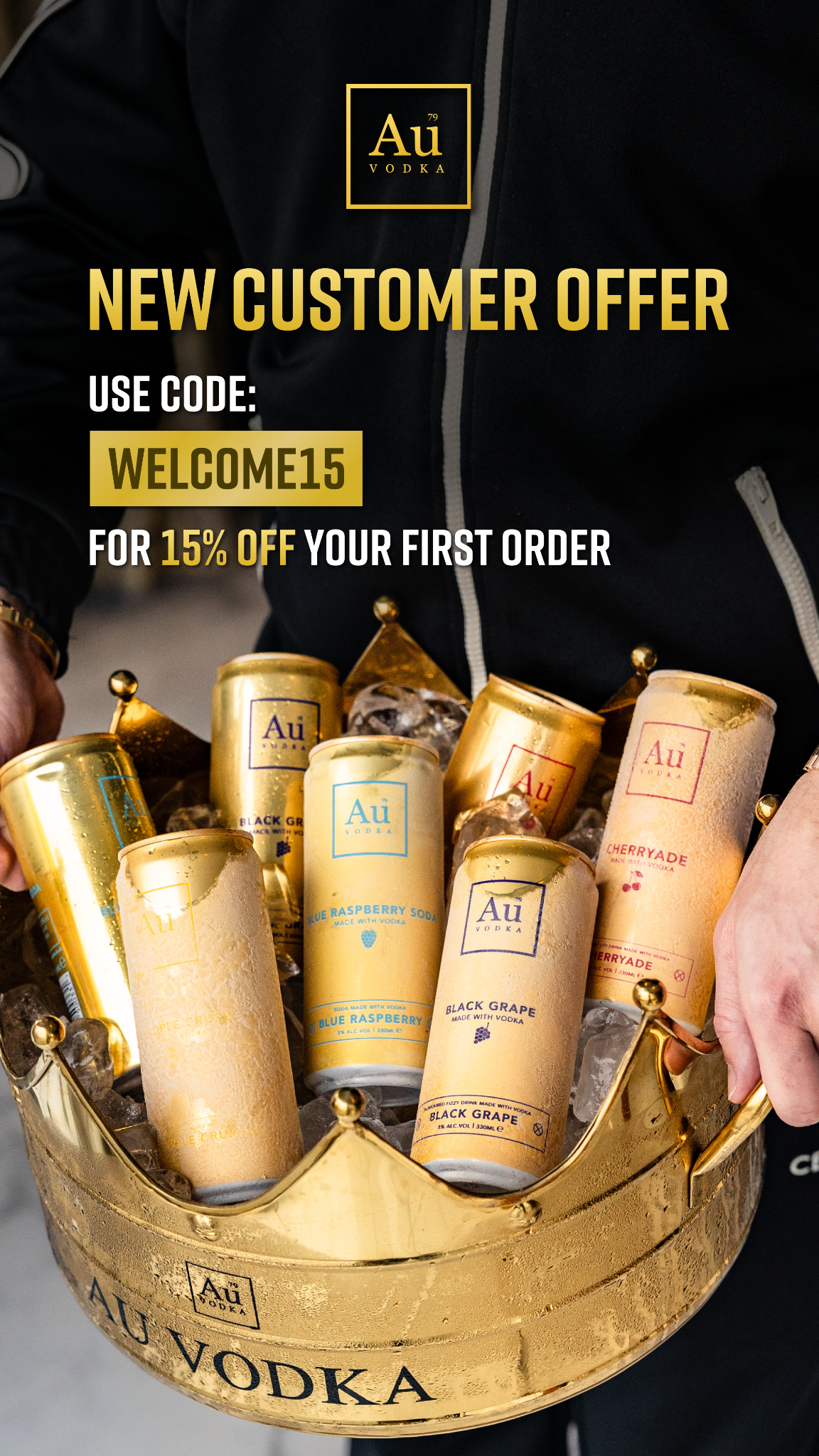 Au Vodka Facebook ad