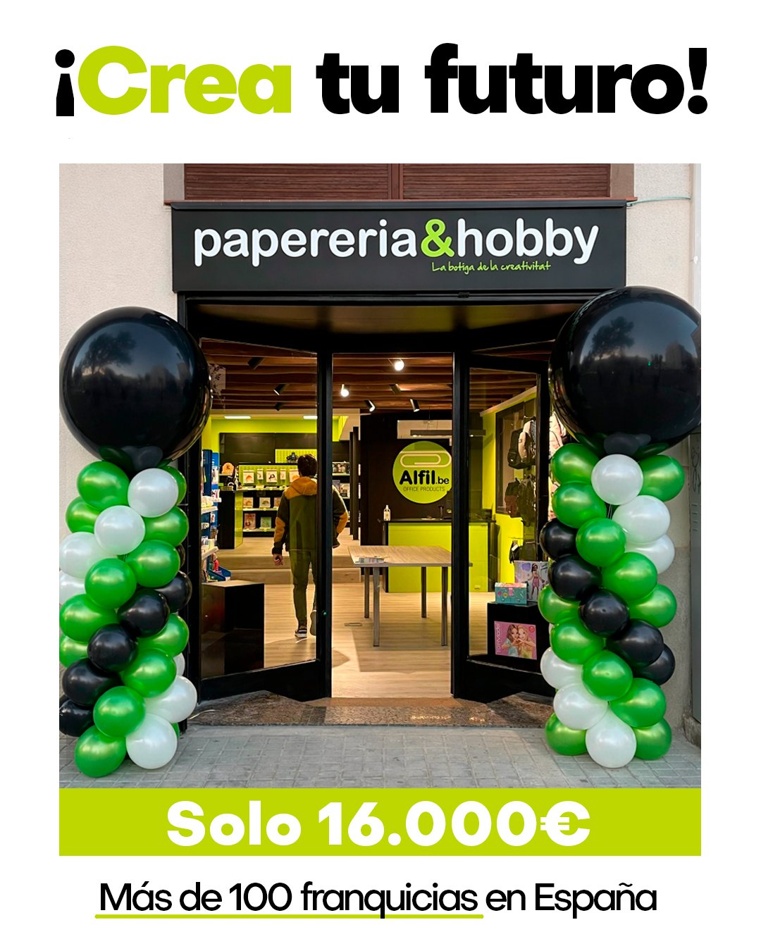 Franquicia Alfil Be Facebook ad: Video de la franquicia de Papelería Alfil, Material de…