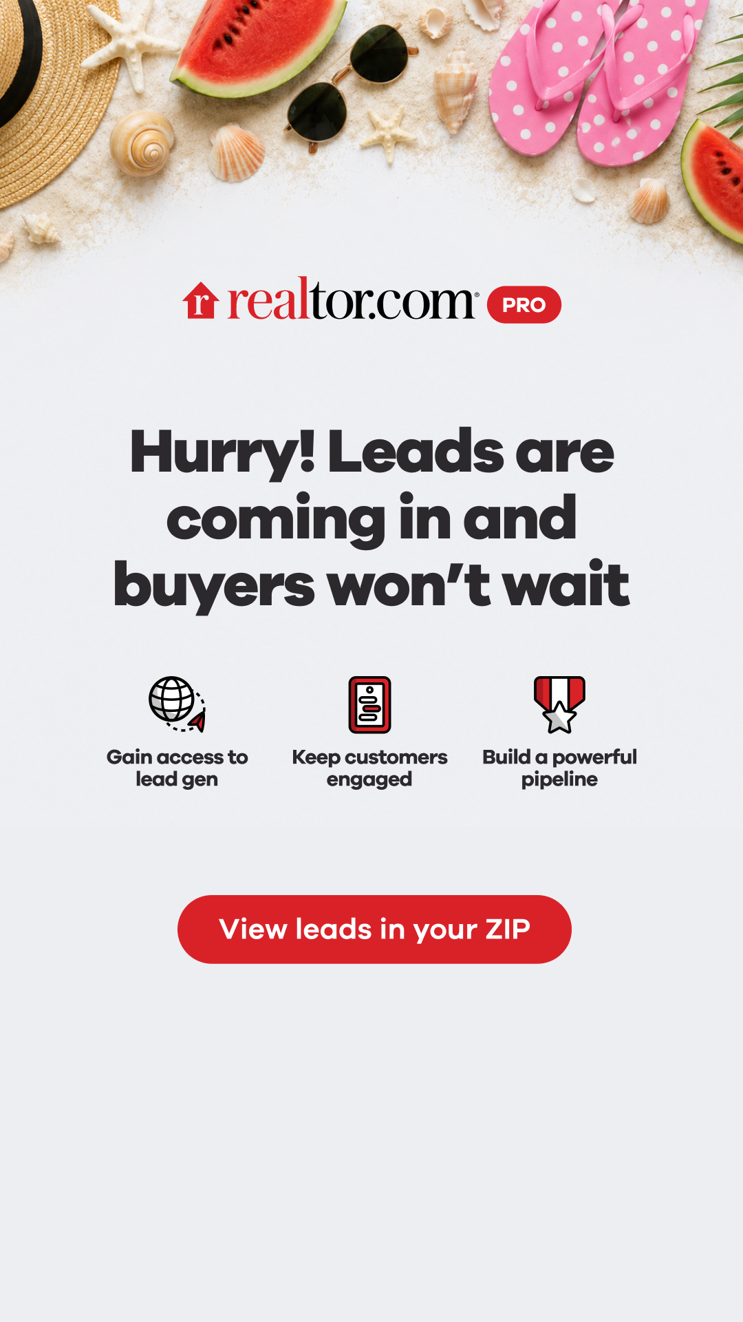 Realtor.com Pro Facebook ad