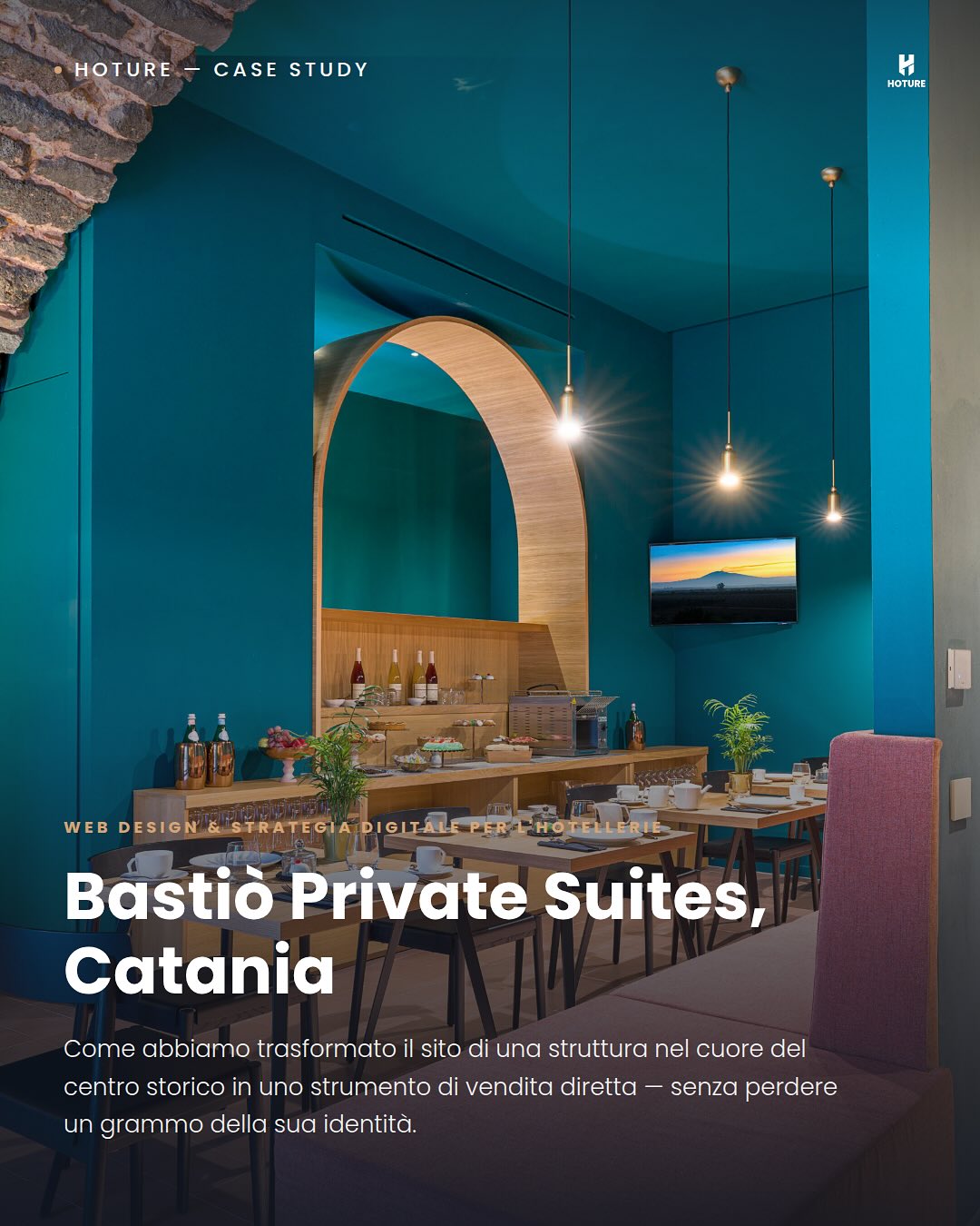 Hoture - Digital Agency X Hospitality Facebook ad: Il sito di Bastiò Private Suites non raccontava…