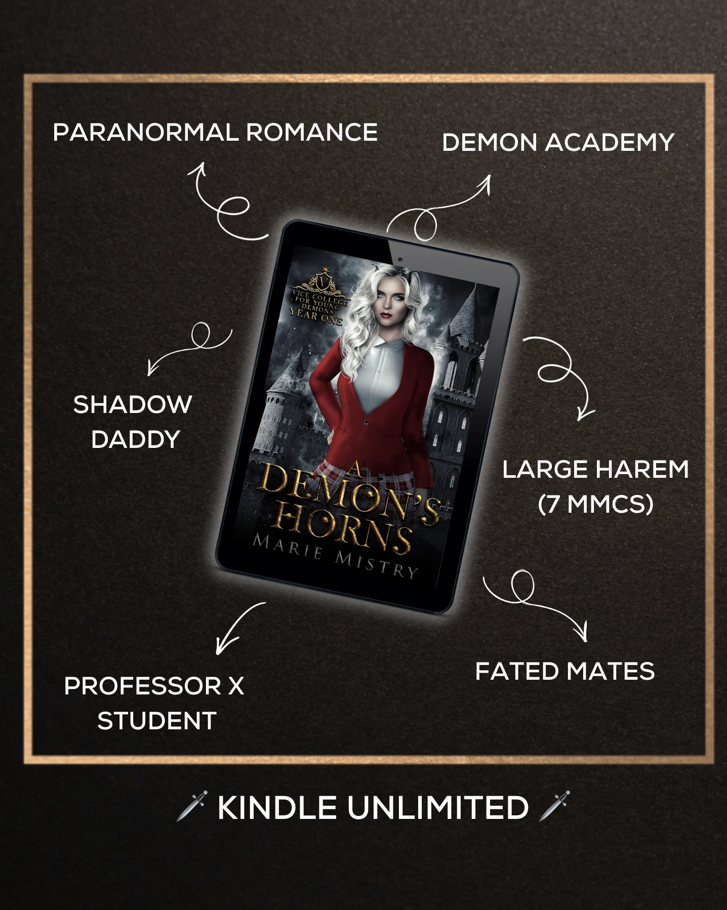 Marie Mistry Author Facebook ad