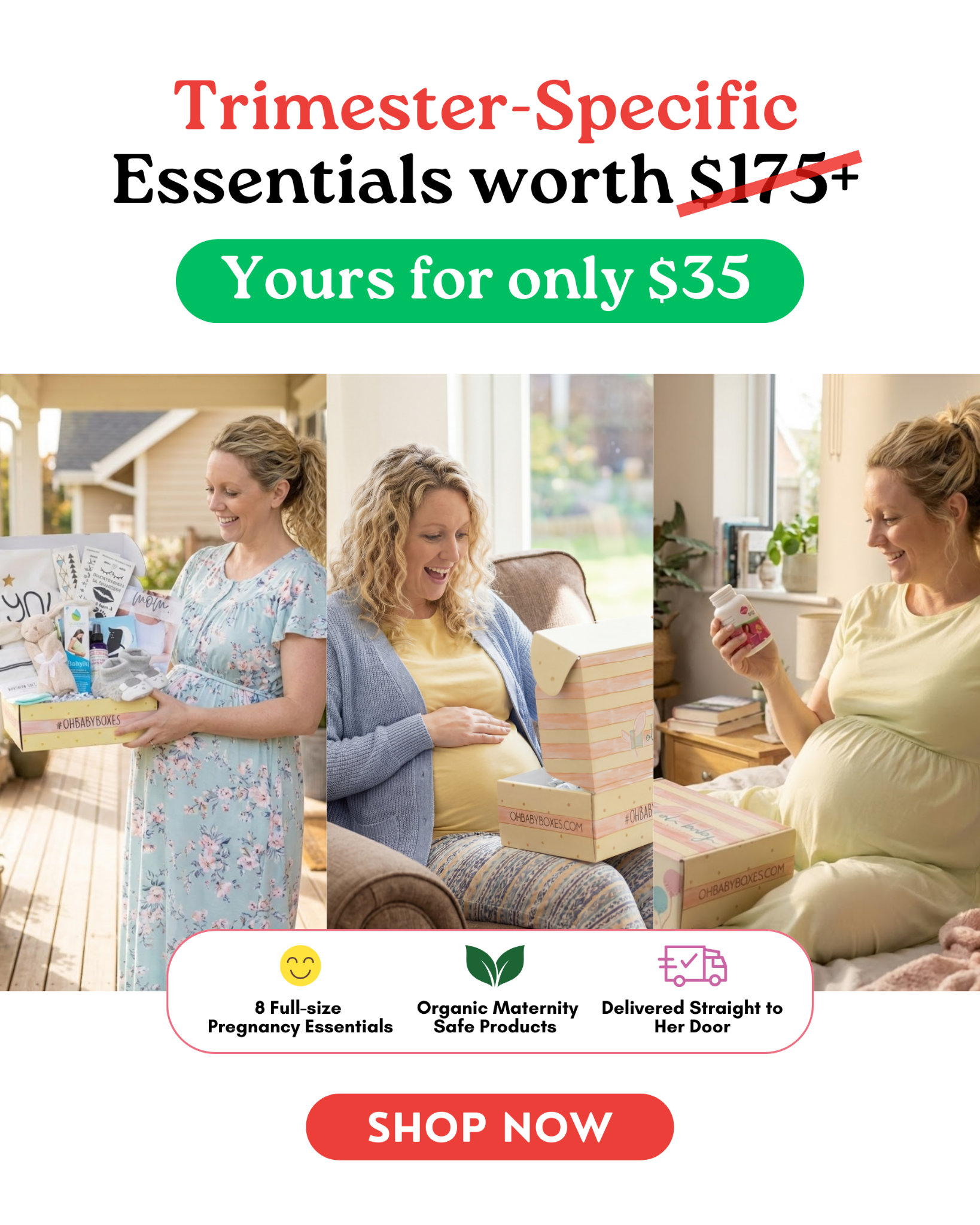 Oh Baby Boxes Facebook ad: #1 Pregnancy Box