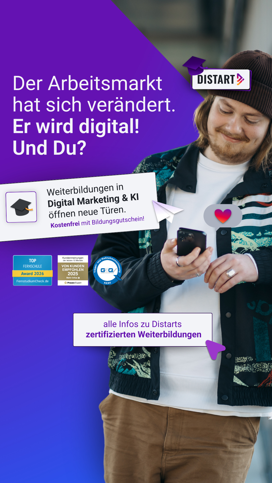 Distart Facebook ad