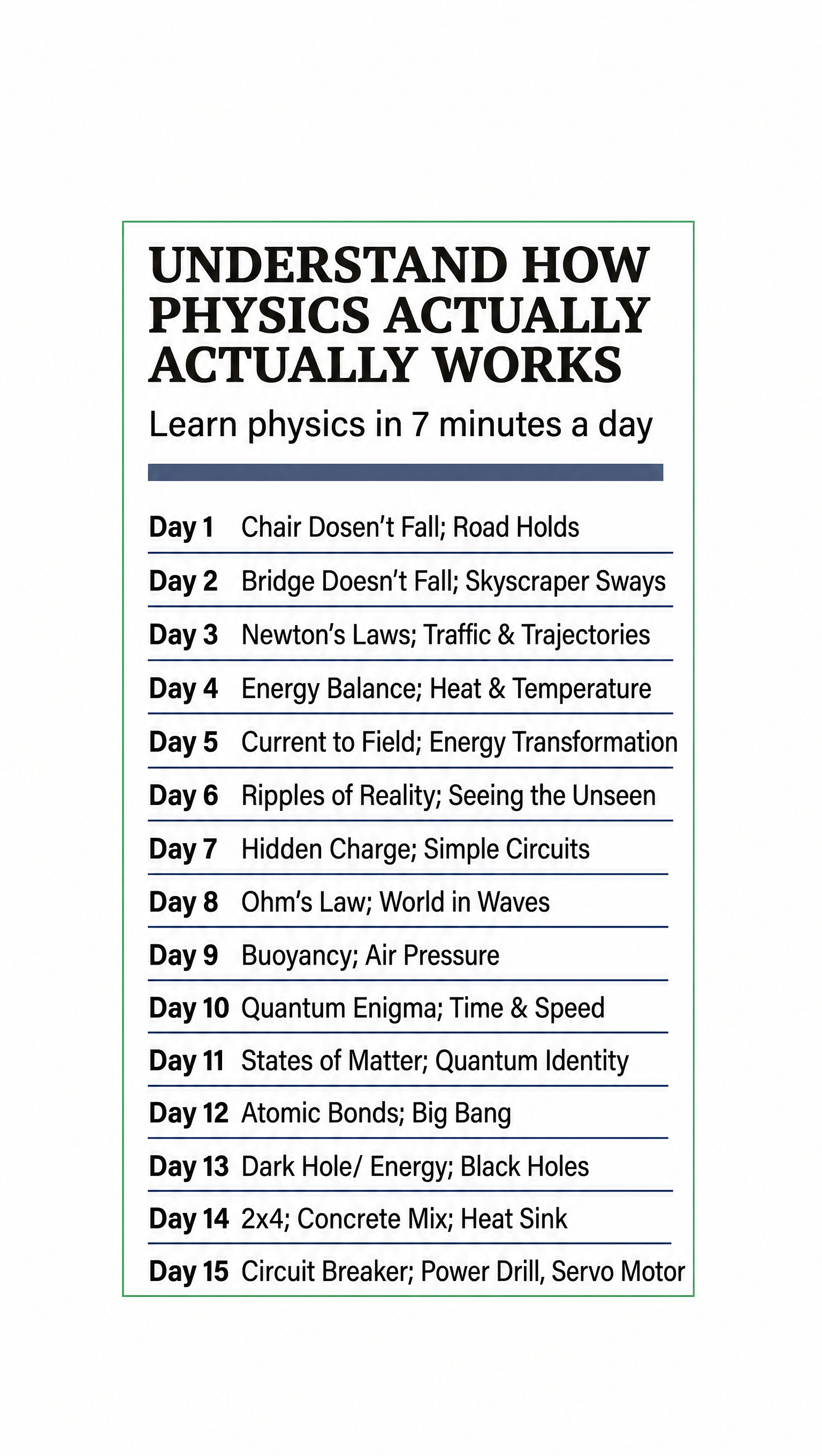 SmartyMe: Physics Unpacked Facebook ad: Replace scrolling with addictive Physics lessons