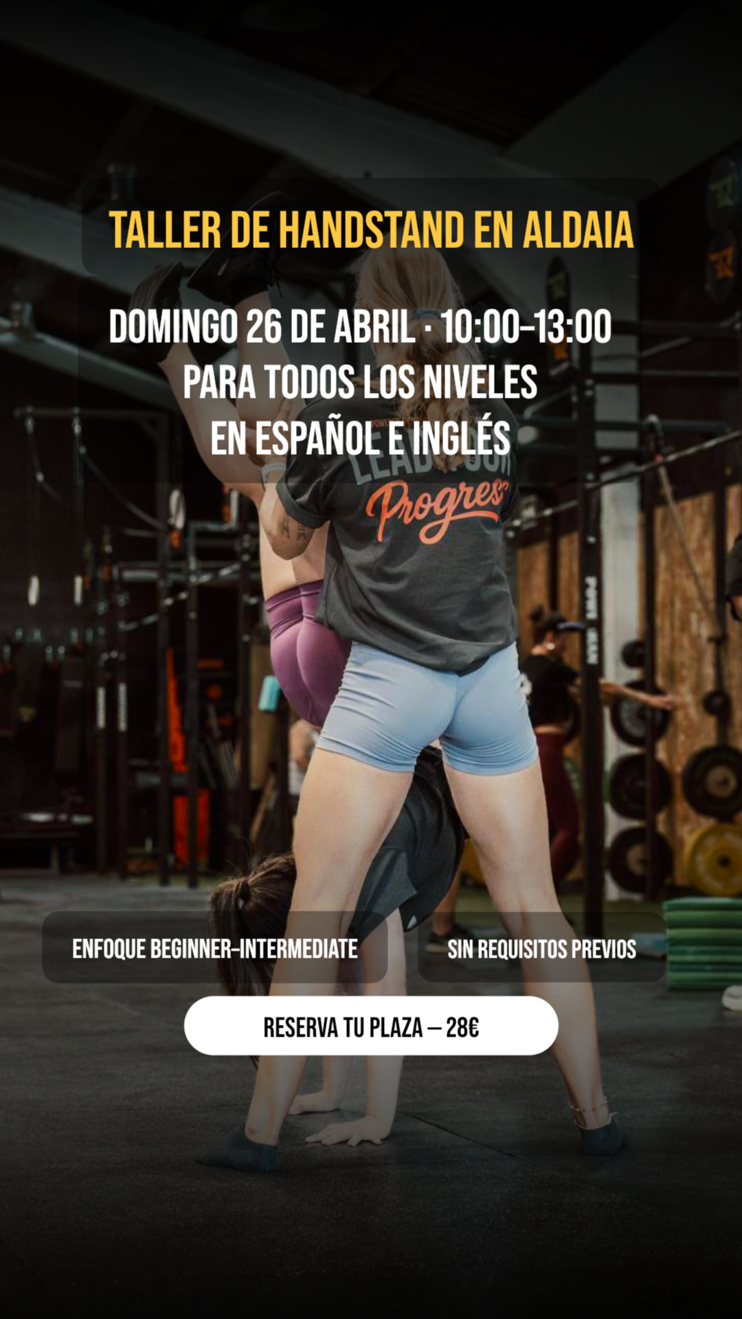 MOTOR Training Box Aldaia Facebook ad: ¿Te gustaría aprender a ponerte boca abajo con…