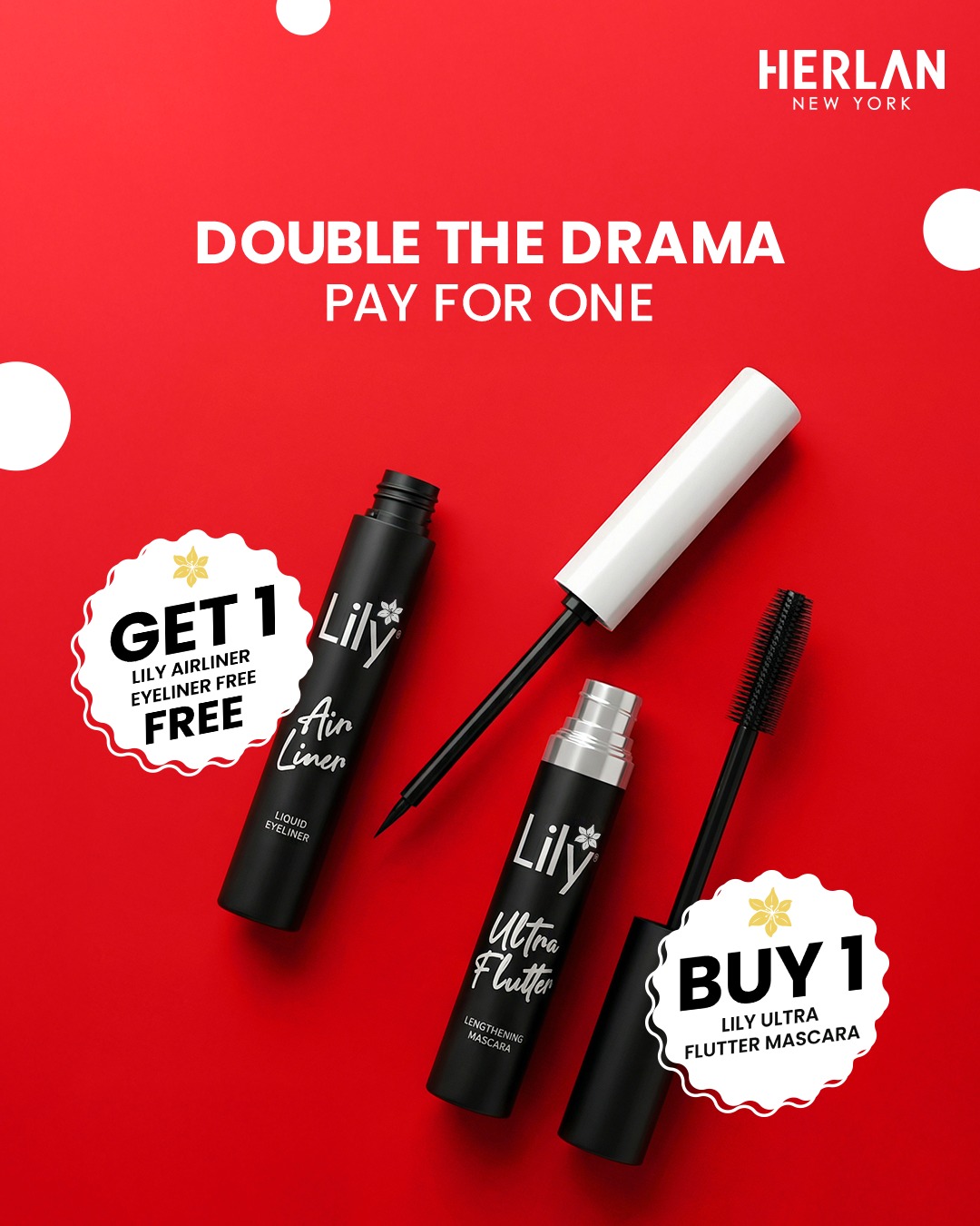 Herlan Store Facebook ad: Lily Ultra Flutter Mascara
