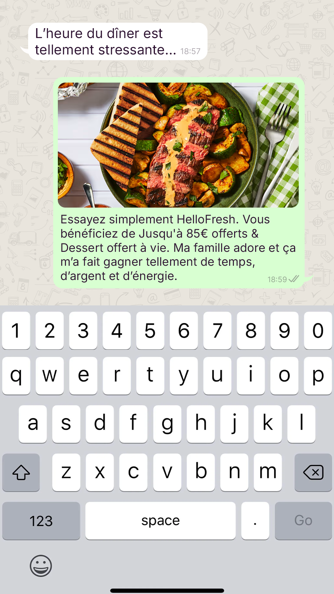 HelloFresh Facebook ad from Dec 29, 2025
