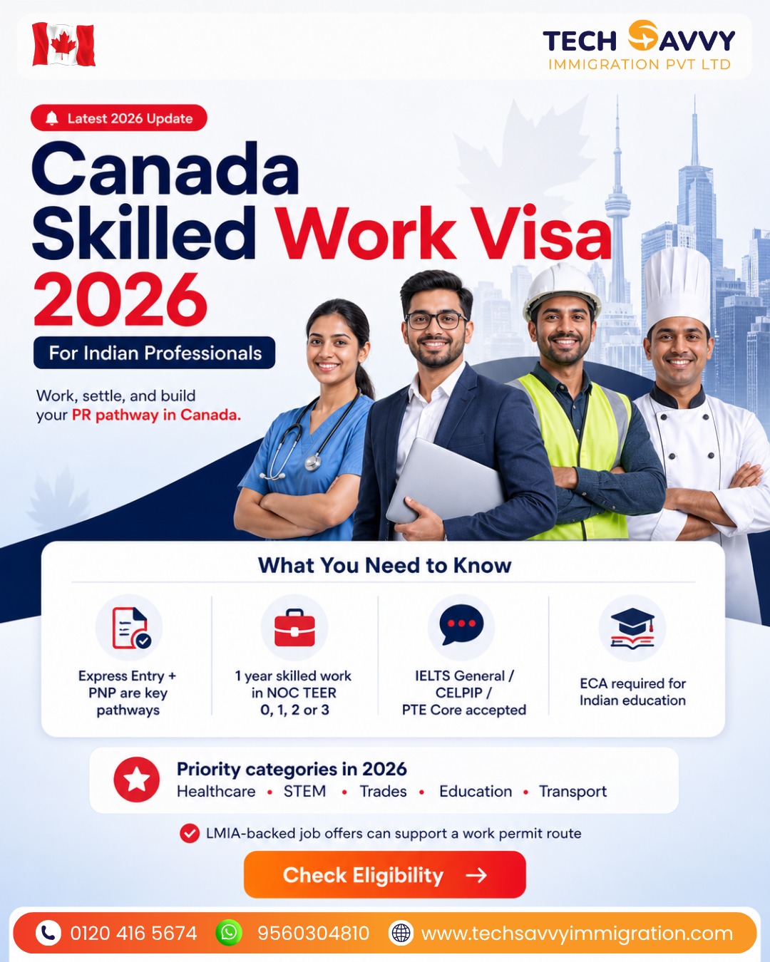 Tech Savvy Immigration Facebook ad