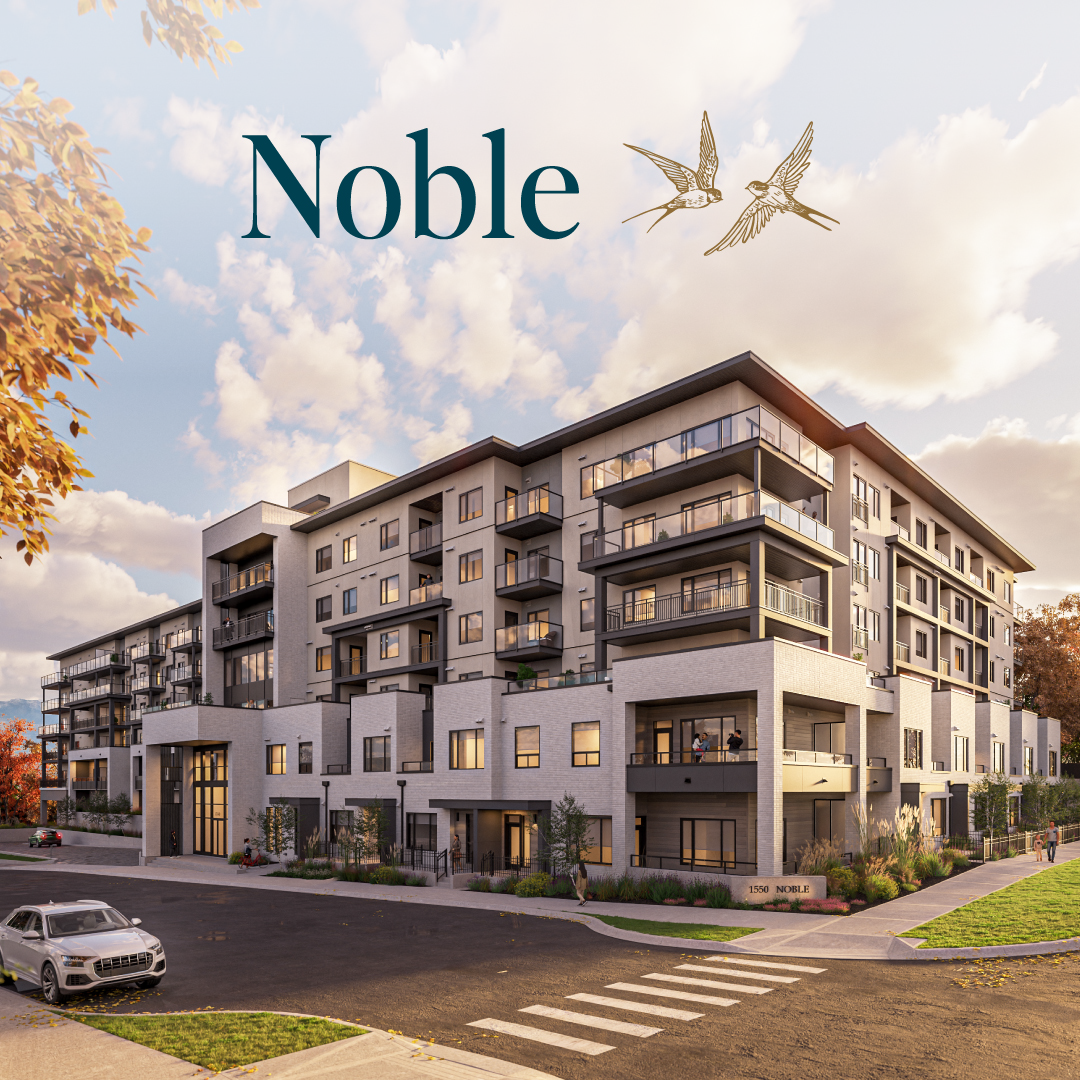 Noble Kelowna Facebook ad: Renting at Noble goes beyond your front door.