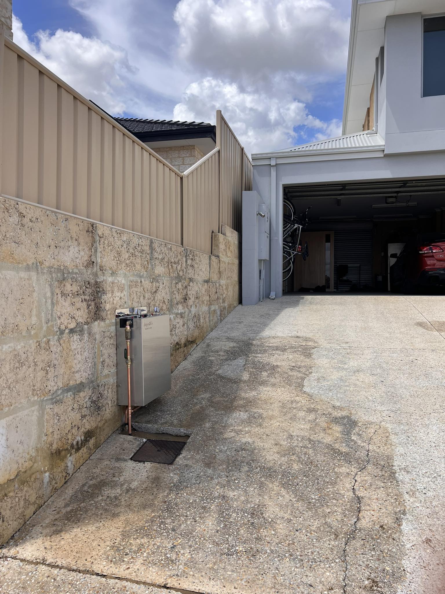 Elexa Home Filtration Facebook ad: Whole house water filter installed today in Wanneroo…