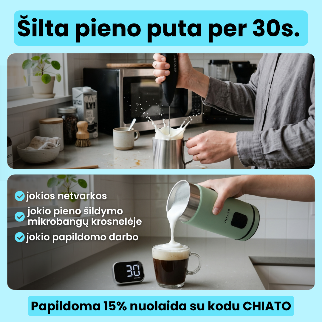 Kavos Draugas Lietuva Facebook ad: Iki -30% + kodas: CHIATO