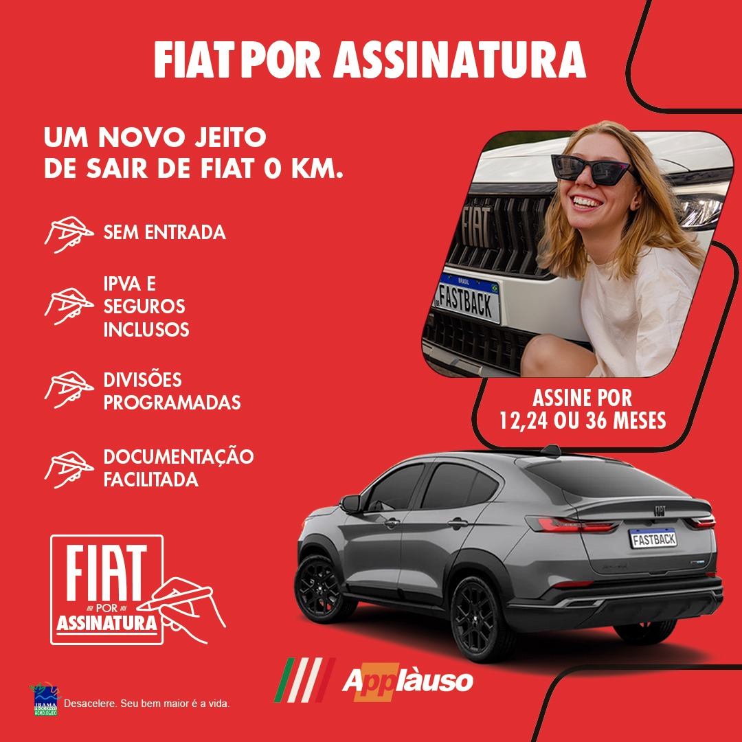 Fiat Applàuso Facebook ad: FIAT POR ASSINATURA