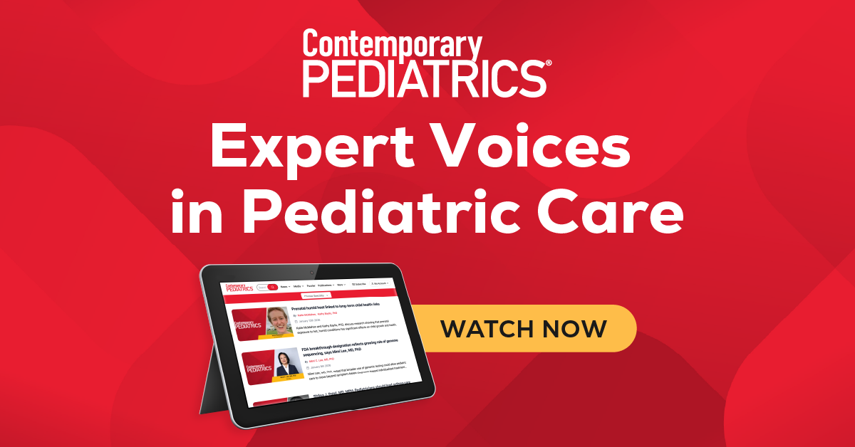Contemporary Pediatrics Facebook ad: Explore Expert Pediatric Care Interviews