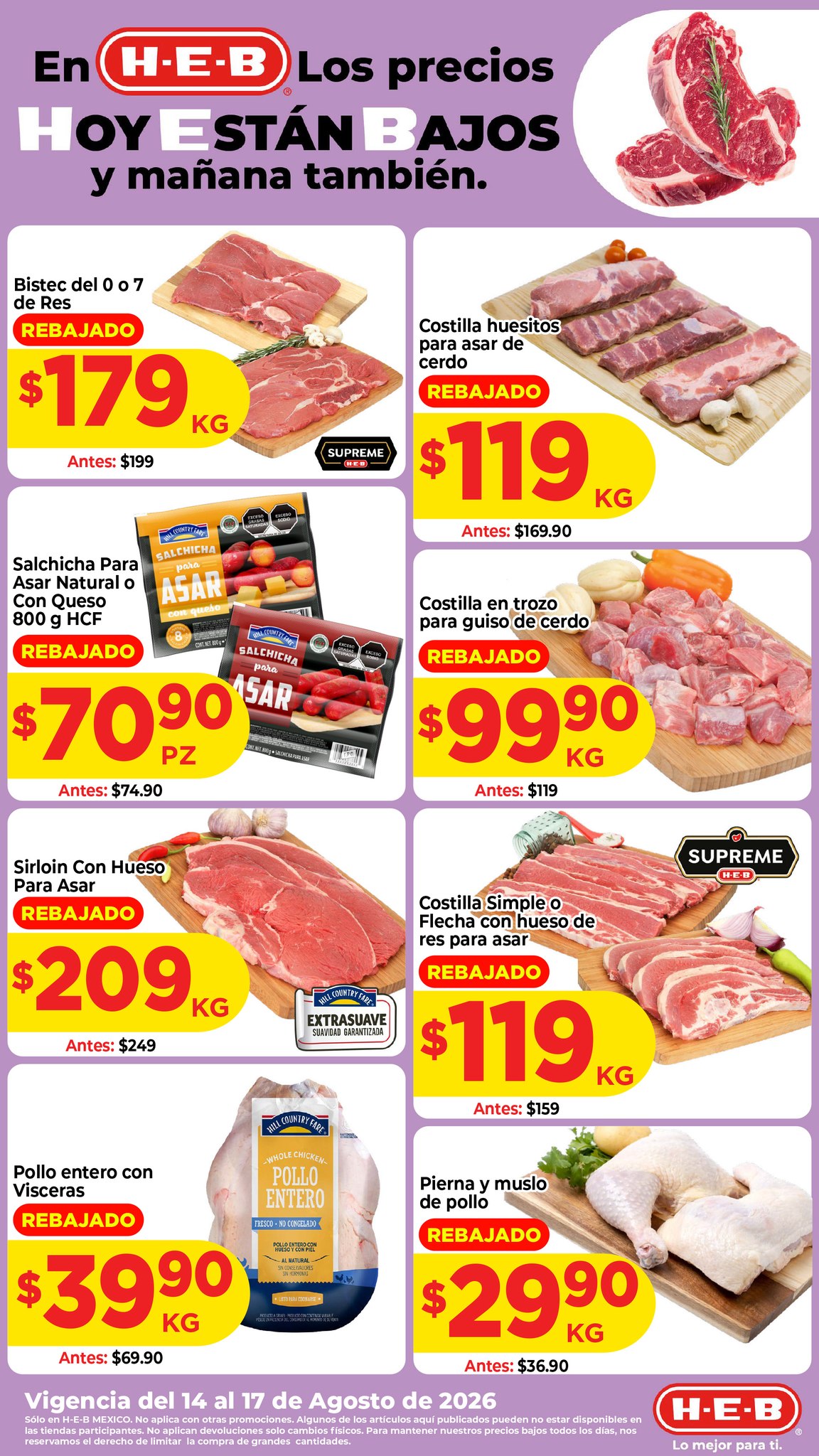 H-E-B México Facebook ad