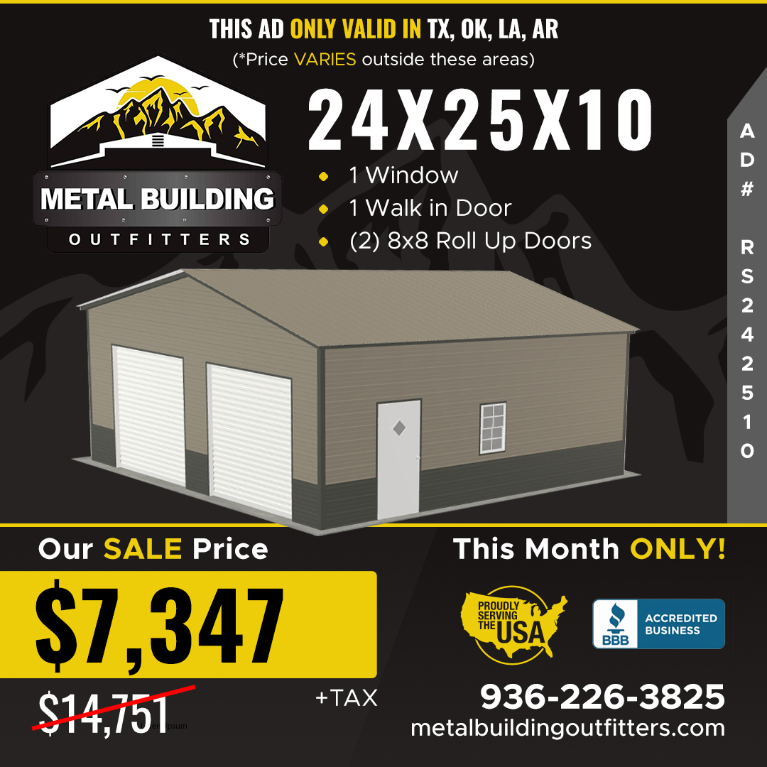 Metal Building Outfitters Facebook ad