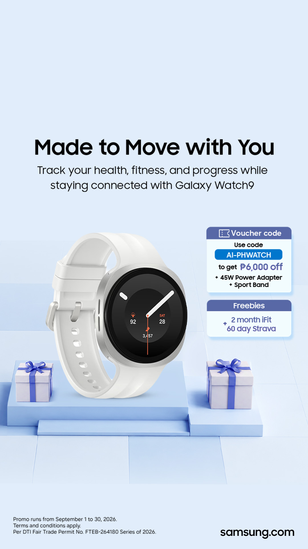 Samsung Facebook ad: Your day, better with Galaxy Watch9