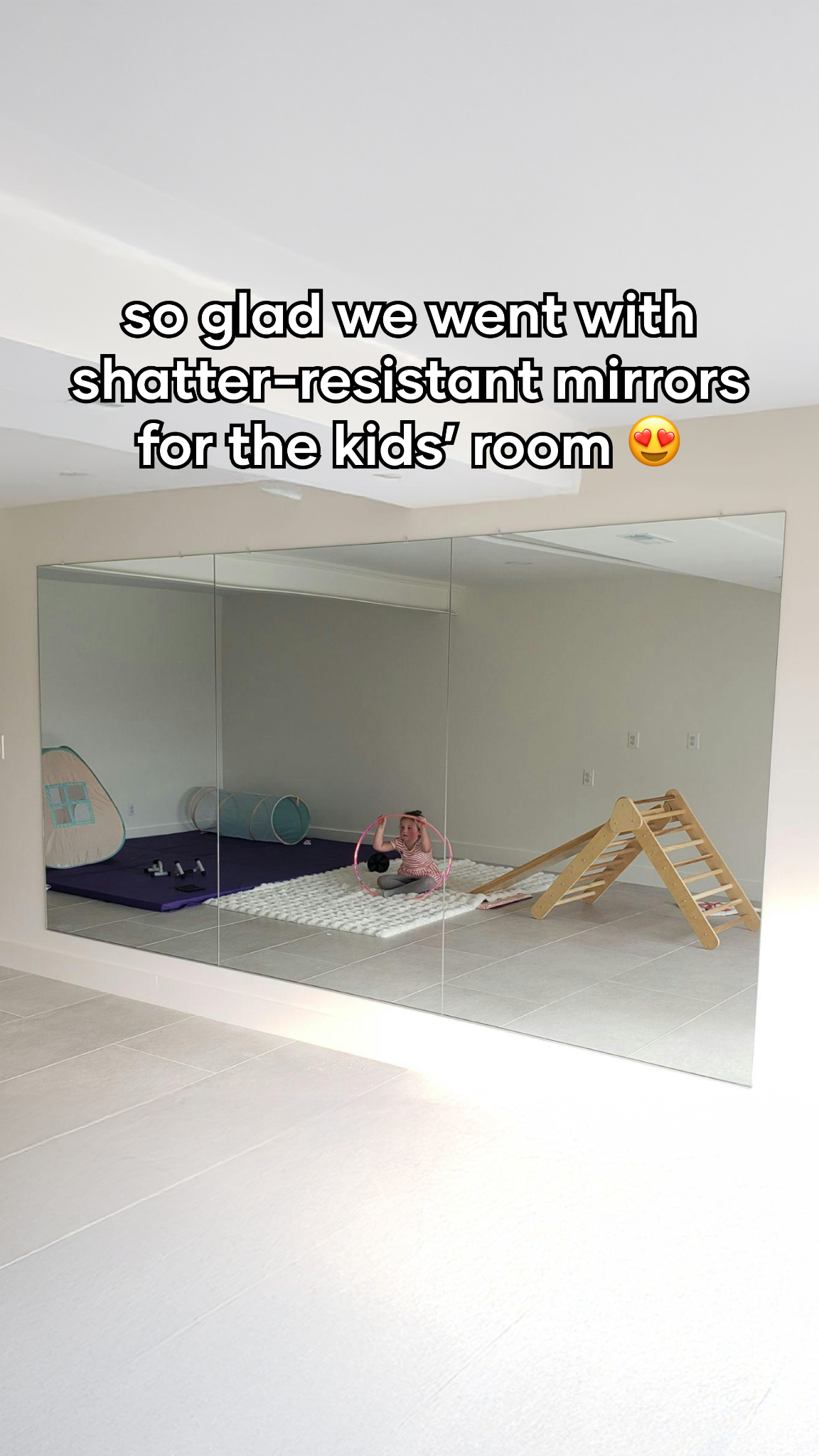Mirrors Delivered Facebook ad: Fast Gym Mirror Installation
