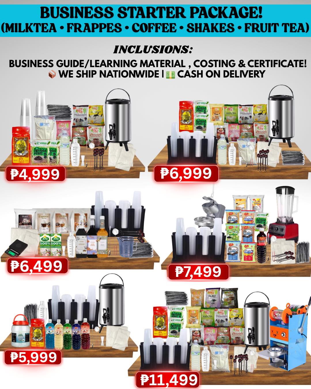 DKStarters Milktea Supplies Facebook ad: Gusto mong magtayo ng sariling negosyo?