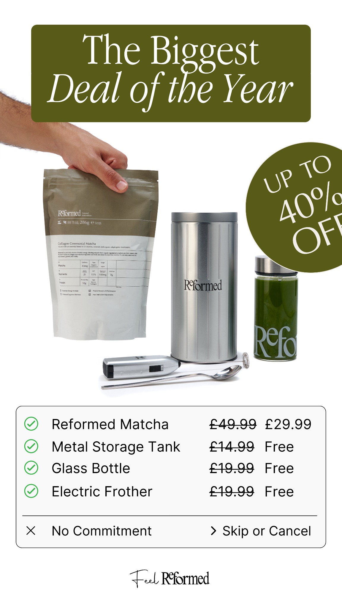 Feel Reformed Facebook ad
