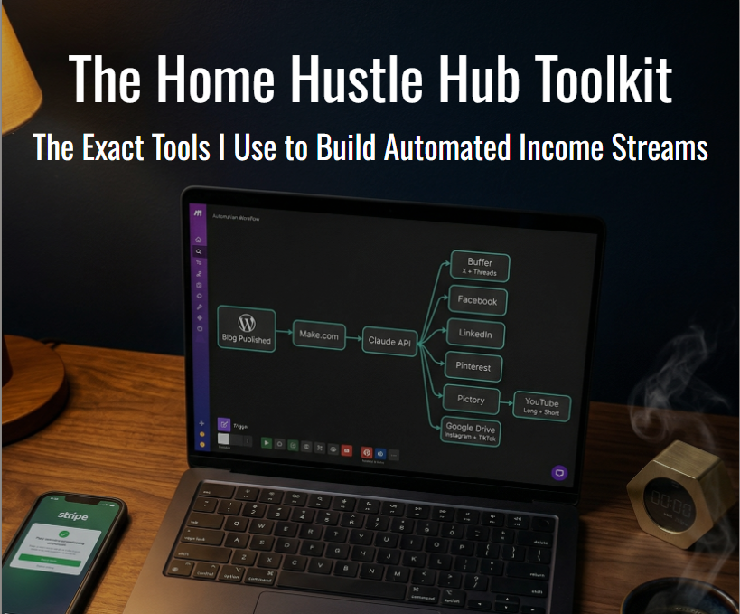 Home Hustle Hub Facebook ad from Mar 26, 2026