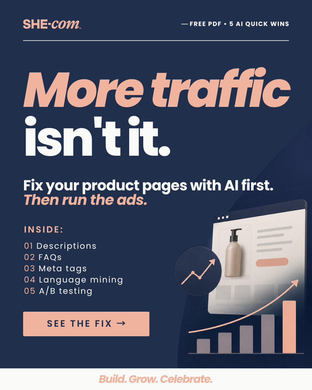 SHE-com Community For Women in Ecommerce Facebook ad
