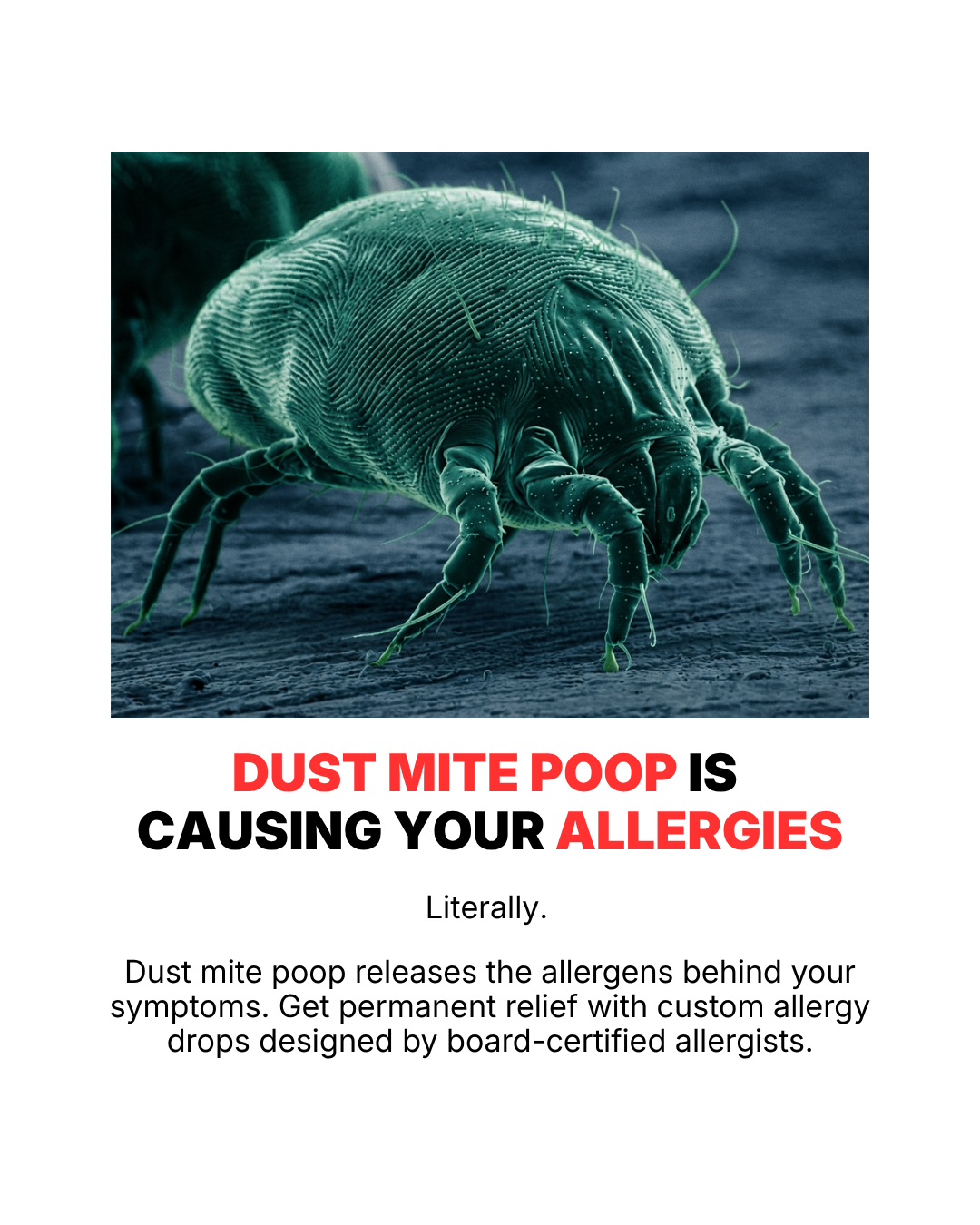 Curex Allergy Facebook ad