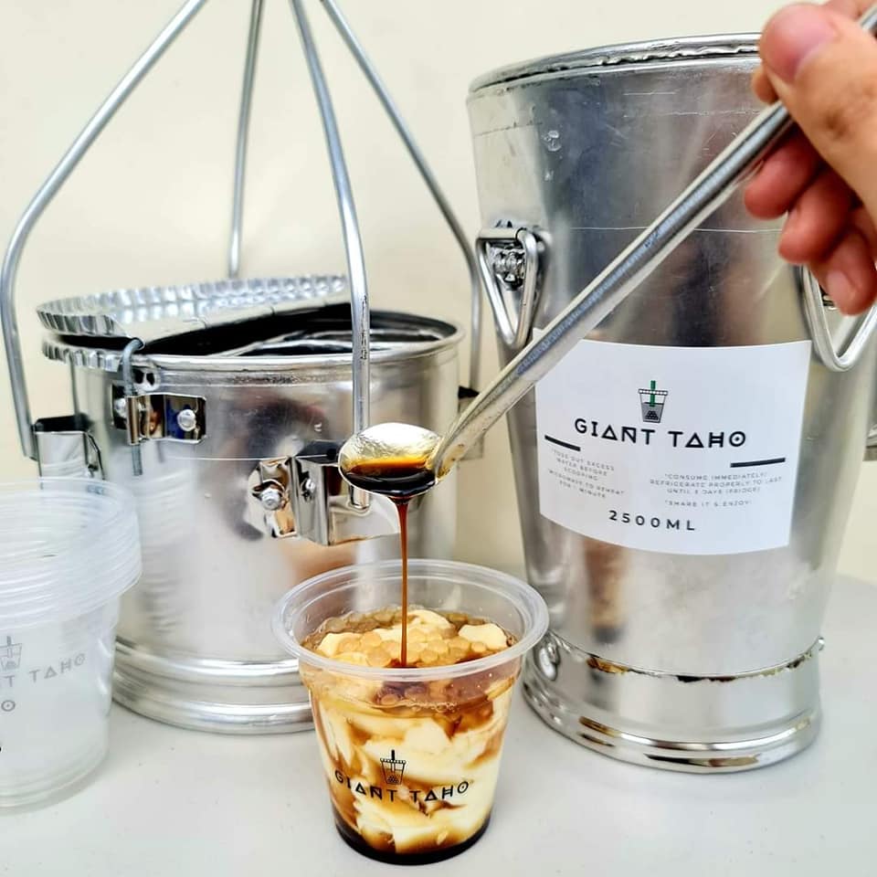 Giant Taho Facebook ad: We are accepting packages for delivery!