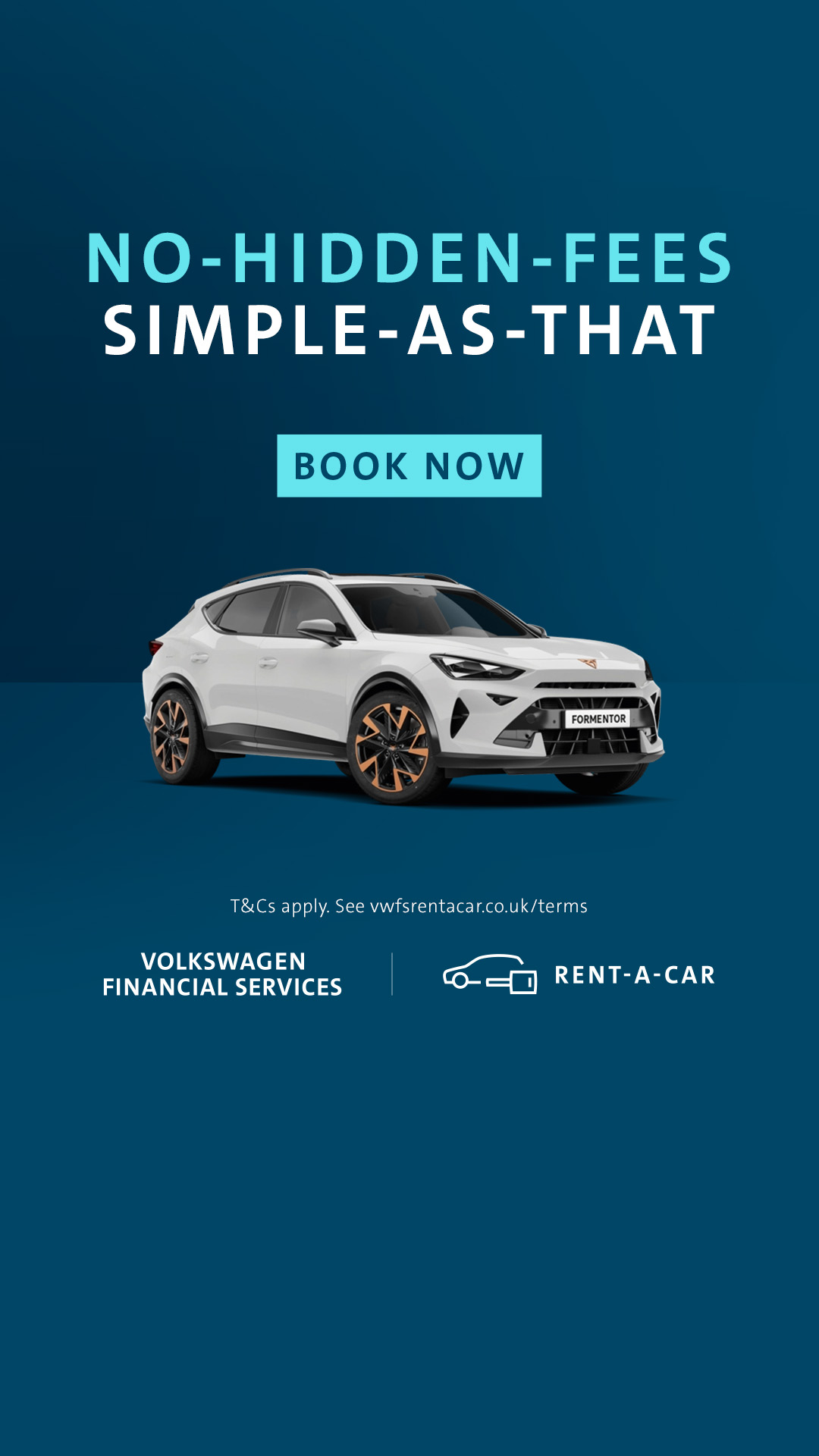 VWFS Rent-a-Car Facebook ad from Jul 8, 2026