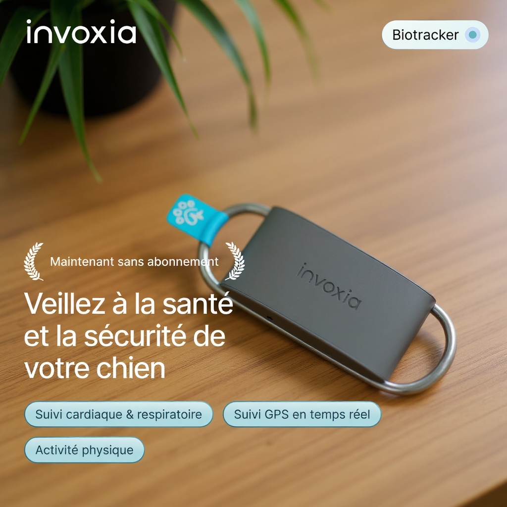 Invoxia Biotrackers France Facebook ad