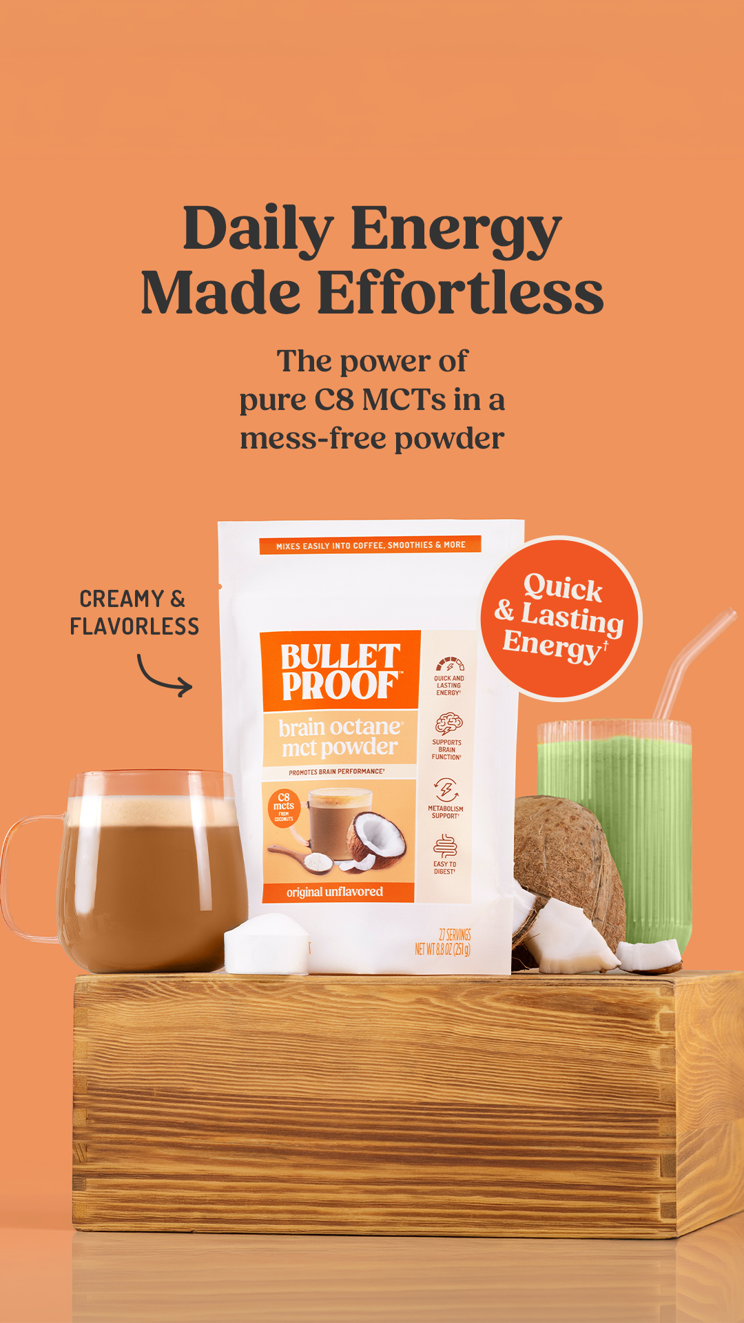 Bulletproof Facebook ad: Upgrade Your Morning Energy