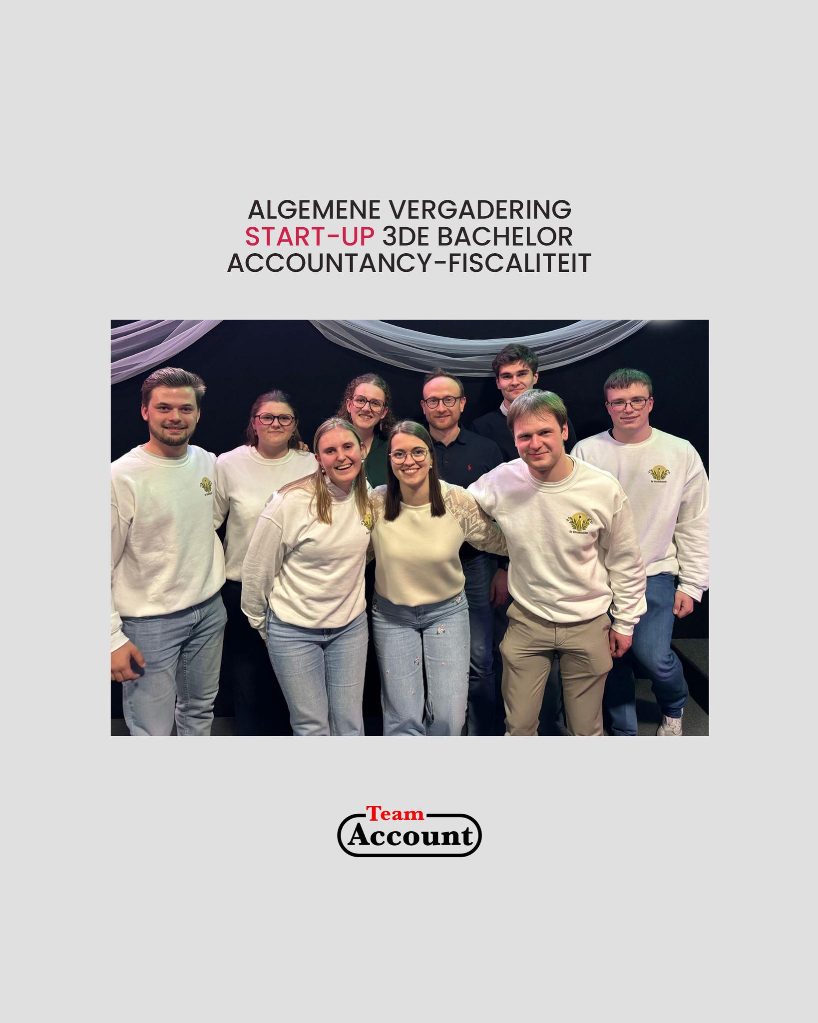 TeamAccount Facebook ad: De studenten van de 3de bachelor…