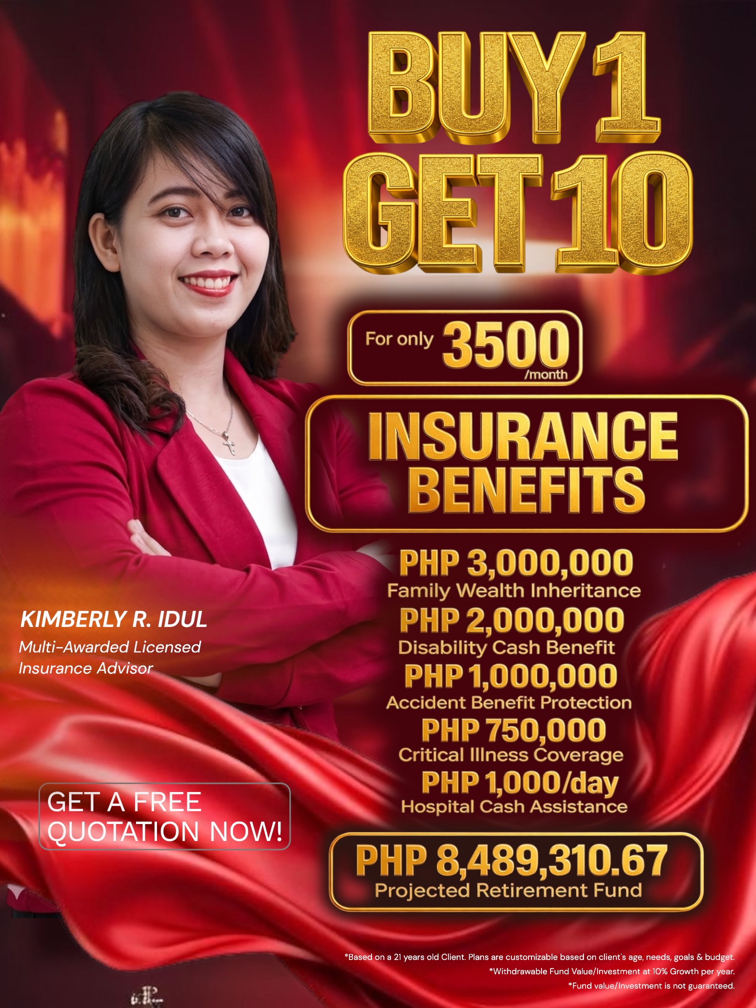 PRU LIFE U.K - Kim Reamucio Financial Advisor Facebook ad: 𝐊𝐢𝐜𝐤𝐬𝐭𝐚𝐫𝐭 𝐲𝐨𝐮𝐫 𝐨𝐰𝐧 𝐈𝐍𝐒𝐔𝐑𝐀𝐍𝐂𝐄…