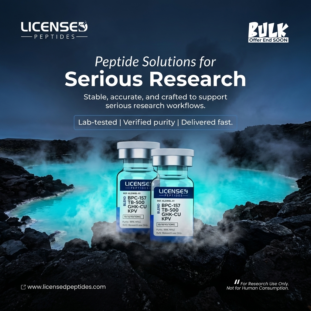 LicensedPeptides Facebook ad
