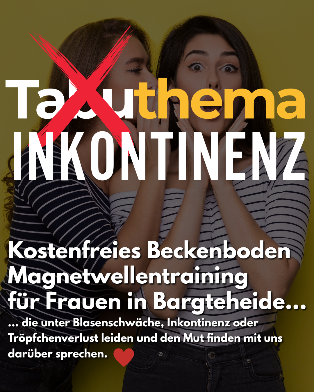 Beckenboden Behandlung Facebook ad