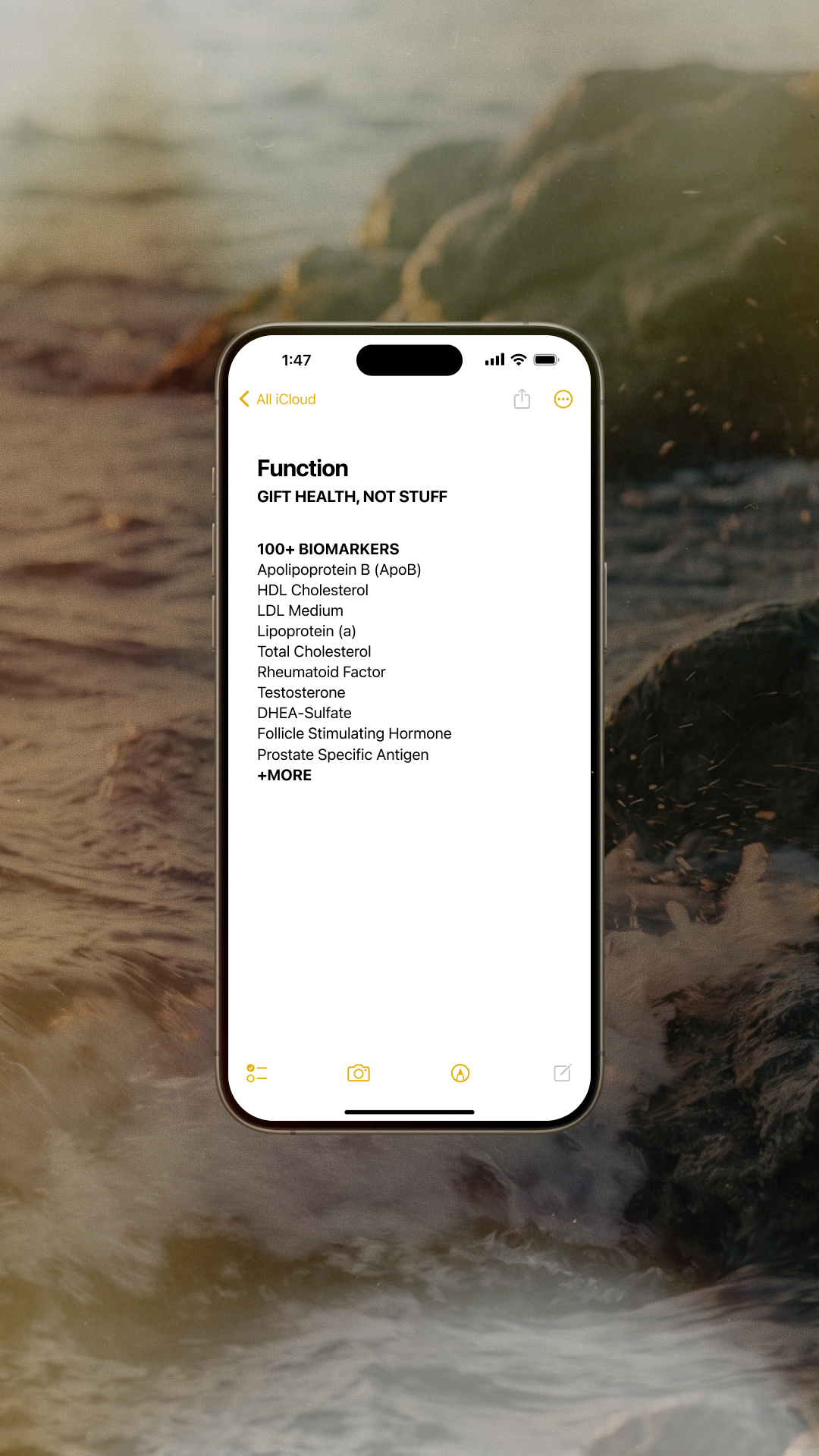 Function Health Facebook ad